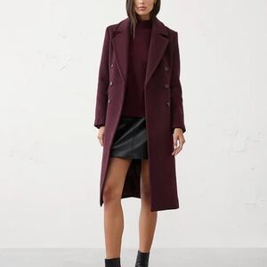 Banana Republic Deep Purple Coat